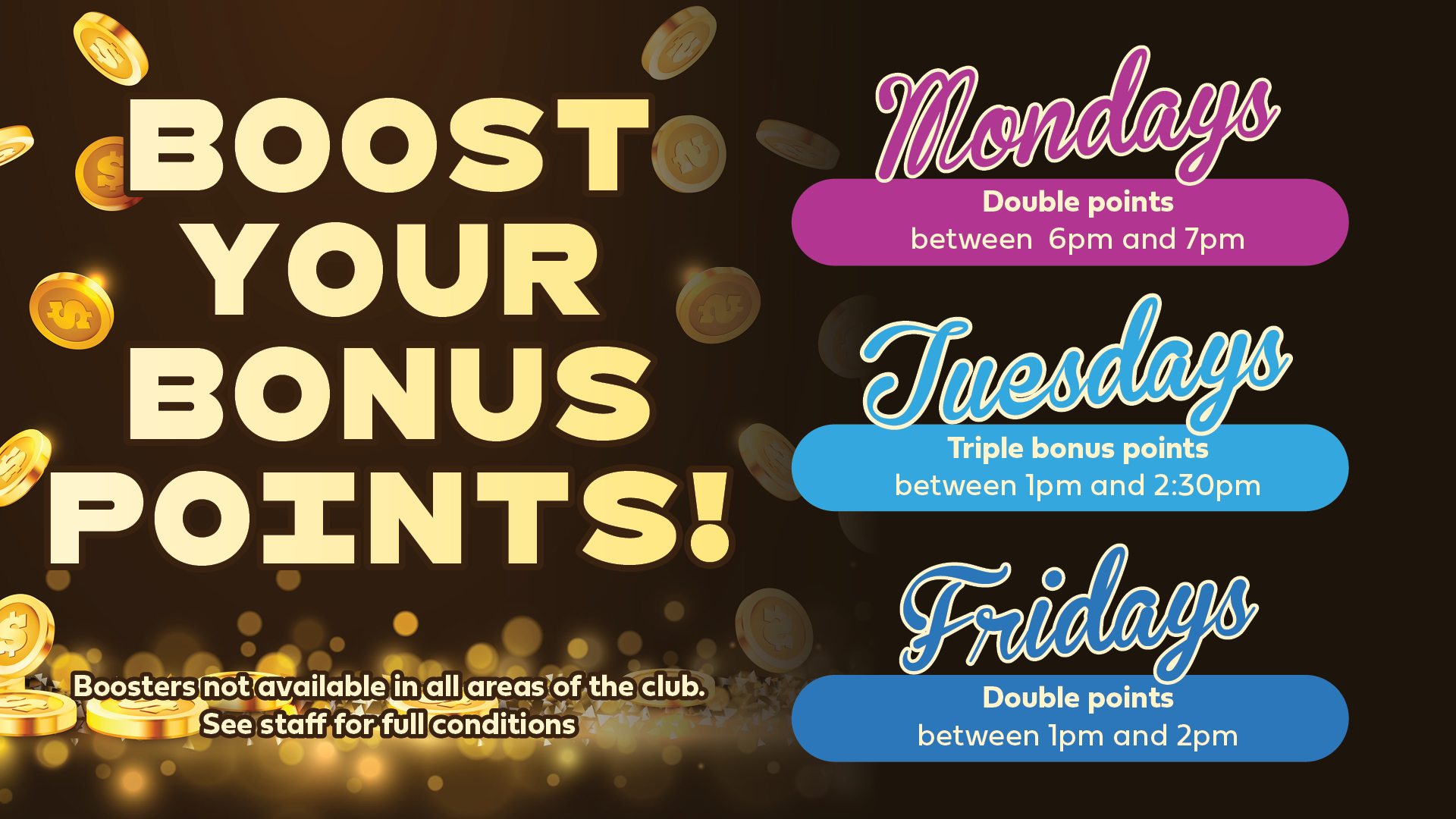 Bonus Points Bonuses